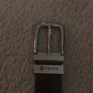 Chaps Black/Brown Reversible Belt